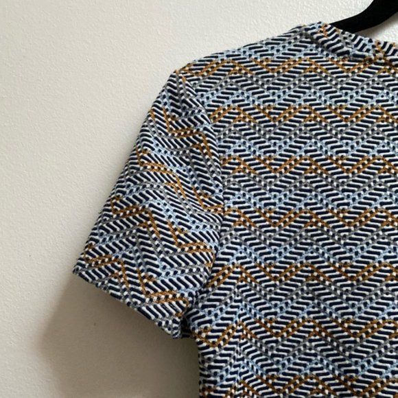 Zara Jacquard Patterned Midi Tee - Picture 4 of 4